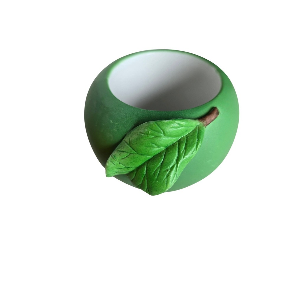 PartyLite Fruit Tea Light Candle Holders Set Red Peach Green Apple Matte Finish - Picture 4 of 10